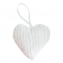 Pehmosydän 13cm valkoinen