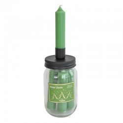 Kynttilänjalka lasipurkki