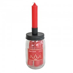 Kynttilänjalka lasipurkki