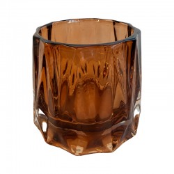 Lämpökynttilälasi terracotta