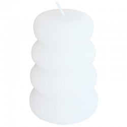 Kynttilä "kasa" valkoinen