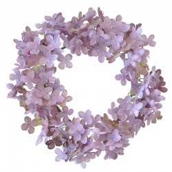 Hortensiakranssi 28 cm lila