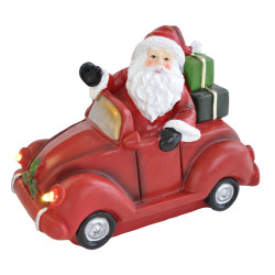 Auto ja pukki led-valolla