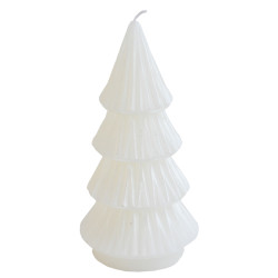 Kuusikynttilä 16cm valkoinen