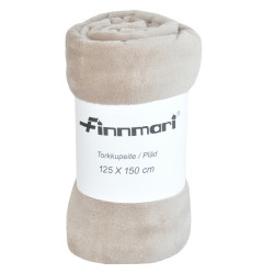 Torkkupeite fleece beige